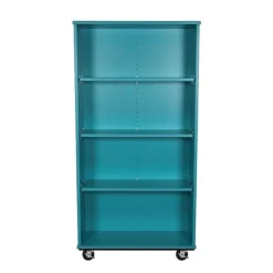 Double Sided Mobile Bookcase (36" W x 23" D x 60" H)