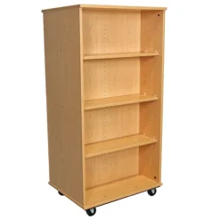 Double Sided Mobile Bookcase (36" W x 23" D x 60" H)