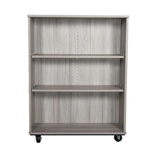 Double Sided Mobile Bookcase (36" W x 23" D x 48" H)