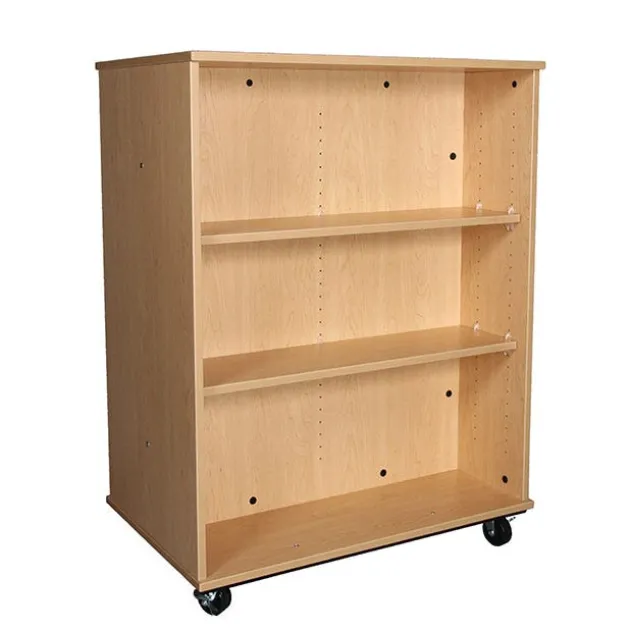 Double Sided Mobile Bookcase (36" W x 23" D x 48" H)