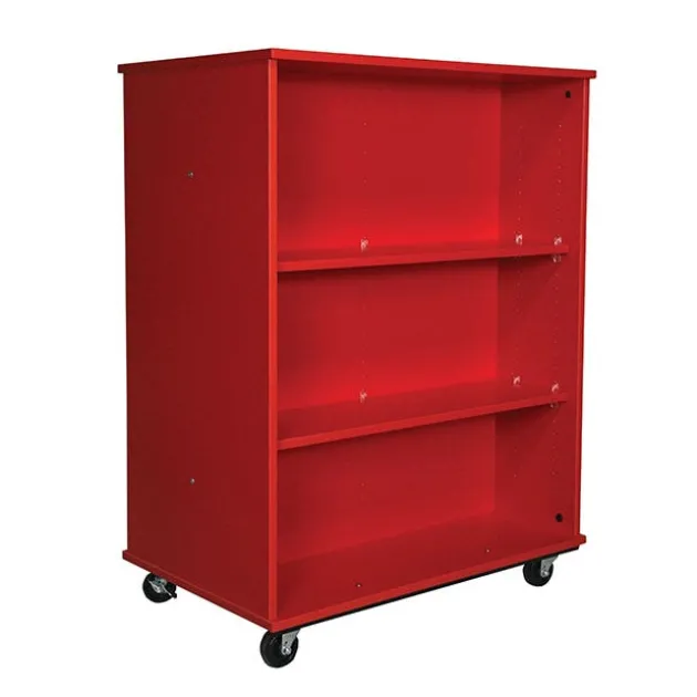 Double Sided Mobile Bookcase (36" W x 23" D x 48" H)