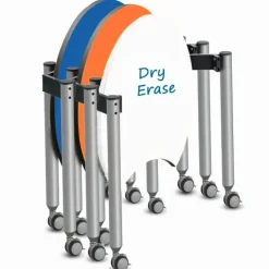 Dry Erase Kite Mini Mobile Flip-Top Nest Tables