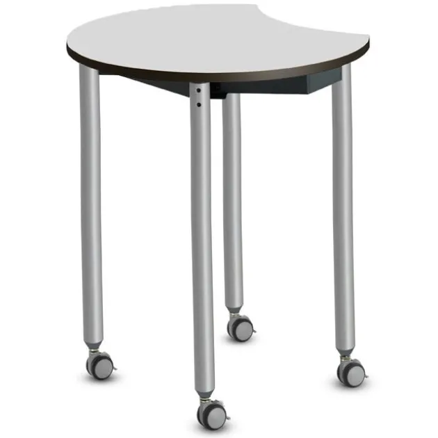 Dry Erase Tall Mini Mobile Flip-Top Nest Tables
