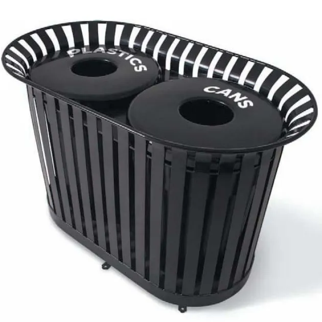Dual Lexington Waste Receptacle