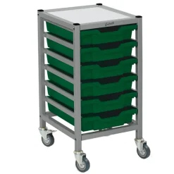 Dynamis Single Cart w/ 6 Shallow Trays