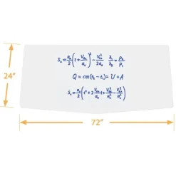 Echo Series Dry Erase Chevron Training Table (24'' x 72'')
