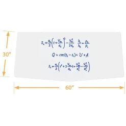 Echo Series Dry Erase Chevron Training Table (30'' x 60'')