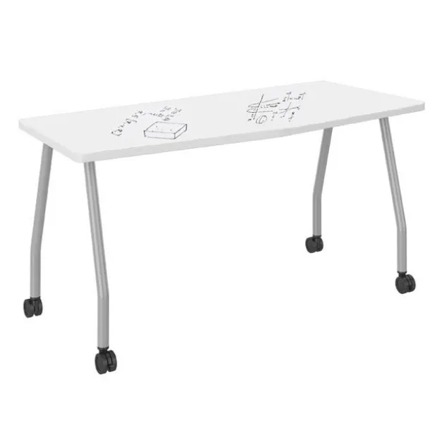 Echo Series Dry Erase Chevron Training Table (19'' x 60'')