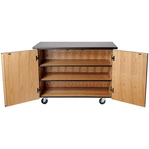 Economy Mobile Science Cabinet with Chem-Res Top (48" x 28")