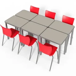 Elemental Rectangle Student Desk