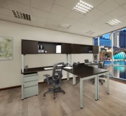 Elements Two Person Workstation Suite