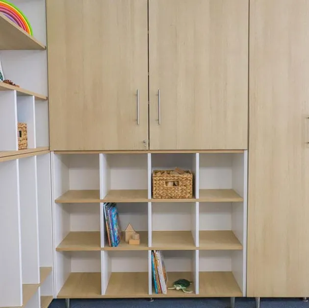 elevatED 12-Cubby Backpack Storage Cabinet