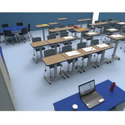 Elevate Plymouth Sit or Stand Student Desk