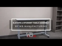 Elevate Rectangle 2-Student Table (24