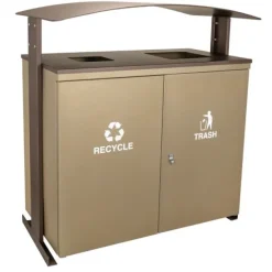 Ellipse Outdoor Waste Recycling Receptacle