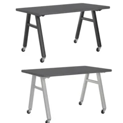 Epoxy Resin Top A-Frame Table (72'' W x 48'' D x 30'' H)