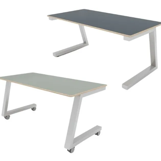 ESTO Fixed Height Two-Student Team Tables w/ FENIX Top & Sealed Edge