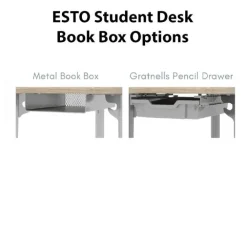 ESTO Hourglass Student Desk (Baltic Birch Top)