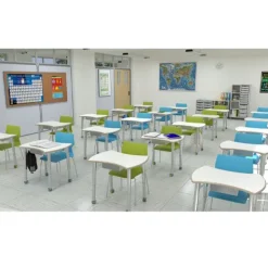 ESTO Hourglass Student Desk (T-Mold Edge)
