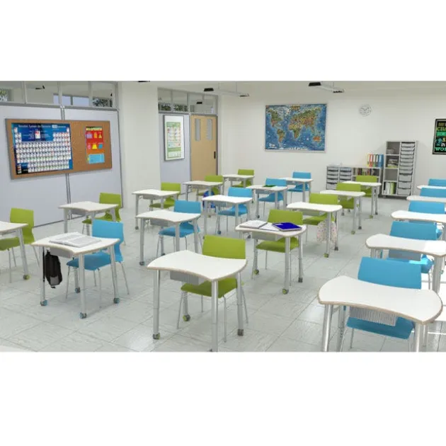 ESTO Hourglass Student Desk (T-Mold Edge)