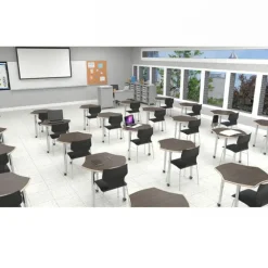 ESTO Rectangle 25-Pack Student Desks