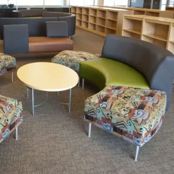 Eve Reception Sofa Bench with Opposing Backs by High Point