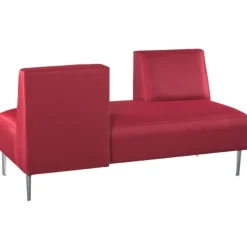 Eve Reception Sofa Bench with Opposing Backs by High Point