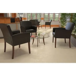 Executive Series Caressoft Box Arm Guest Chair