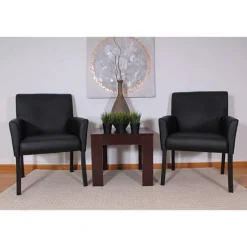 Executive Series Caressoft Box Arm Guest Chair