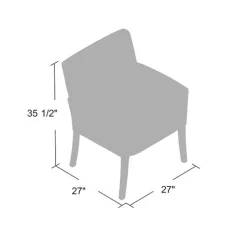 Executive Series Caressoft Box Arm Guest Chair