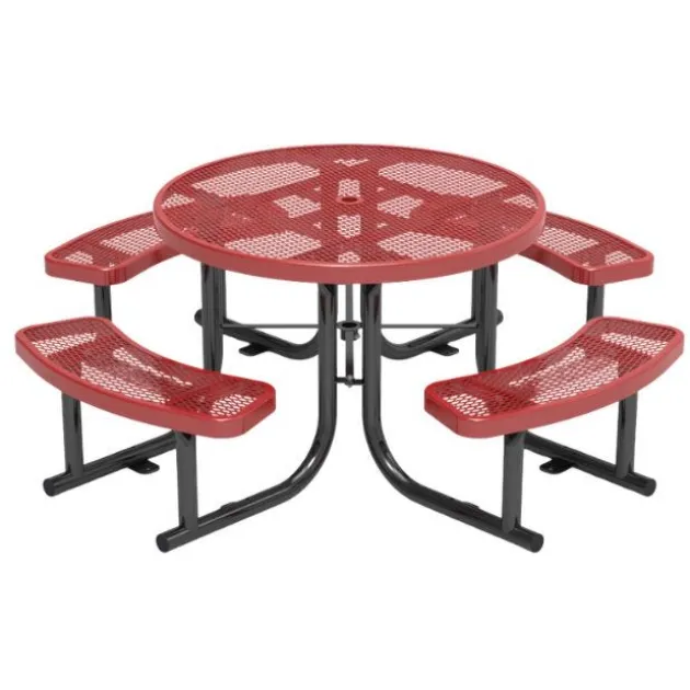Expanded Metal Outdoor Picnic Table