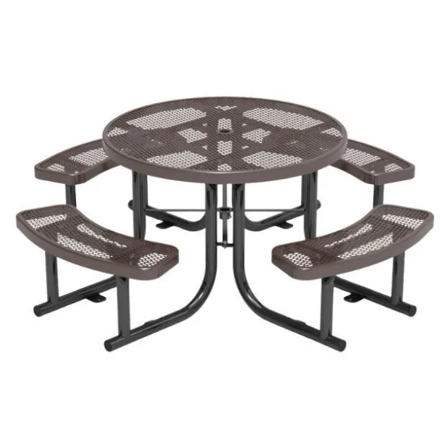 Expanded Metal Outdoor Picnic Table