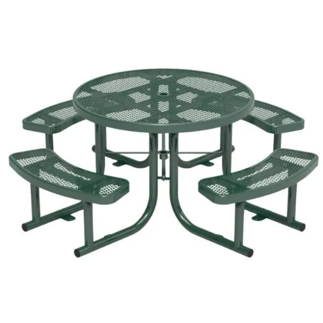 Expanded Metal Outdoor Picnic Table