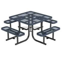 Expanded Metal Outdoor Picnic Table