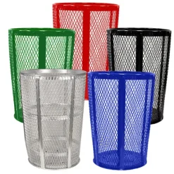 Expanded Metal Receptacles