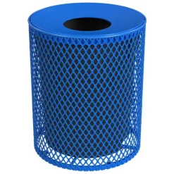 Expanded Metal Trash Receptacle (32 Gallon)