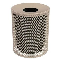Expanded Metal Trash Receptacle (32 Gallon)