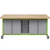 Explorer Double Storage Module with 5-Bin Center Storage Maker Tables