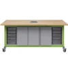 Explorer Multi-Storage Cabinet Maker Tables by Haskell