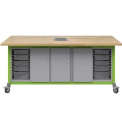 Explorer Multi-Storage Cabinet Maker Tables by Haskell