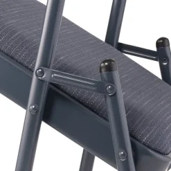 Fabric Padded Basics Steel Folding Chairs (4 Pack)