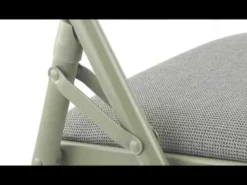 Fabric Padded Folding Chairs Triple Braced 2300 (4 Pack)