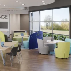 Flowform Learn Lounge Package, 7 Piece Group Work Pod