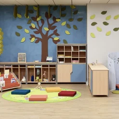 Flowform Learn Lounge Wall Mounted Pecan Tree