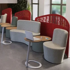 Flowform Oval Laptop Side Lounge Table