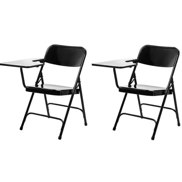 Folding Tablet Arm Chairs (2 Pack)
