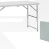 Fold in Half Plastic Resin Folding Tables