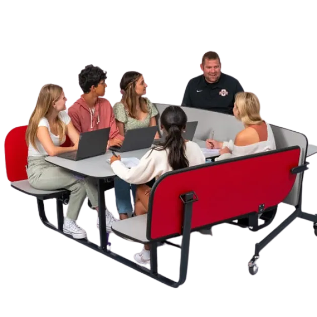 Fold & Roll Booths w/ Low Partition