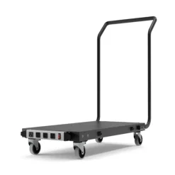 Four Modular Charging Cabinets & Double Dolly w/ Handle Bundle