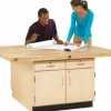 Four-Station Workbench w/ Four Doors & Four Drawers